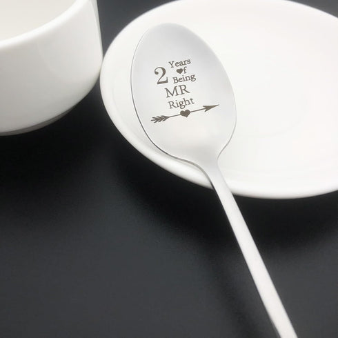 2 Year Anniversary Spoon Gifts for Couples